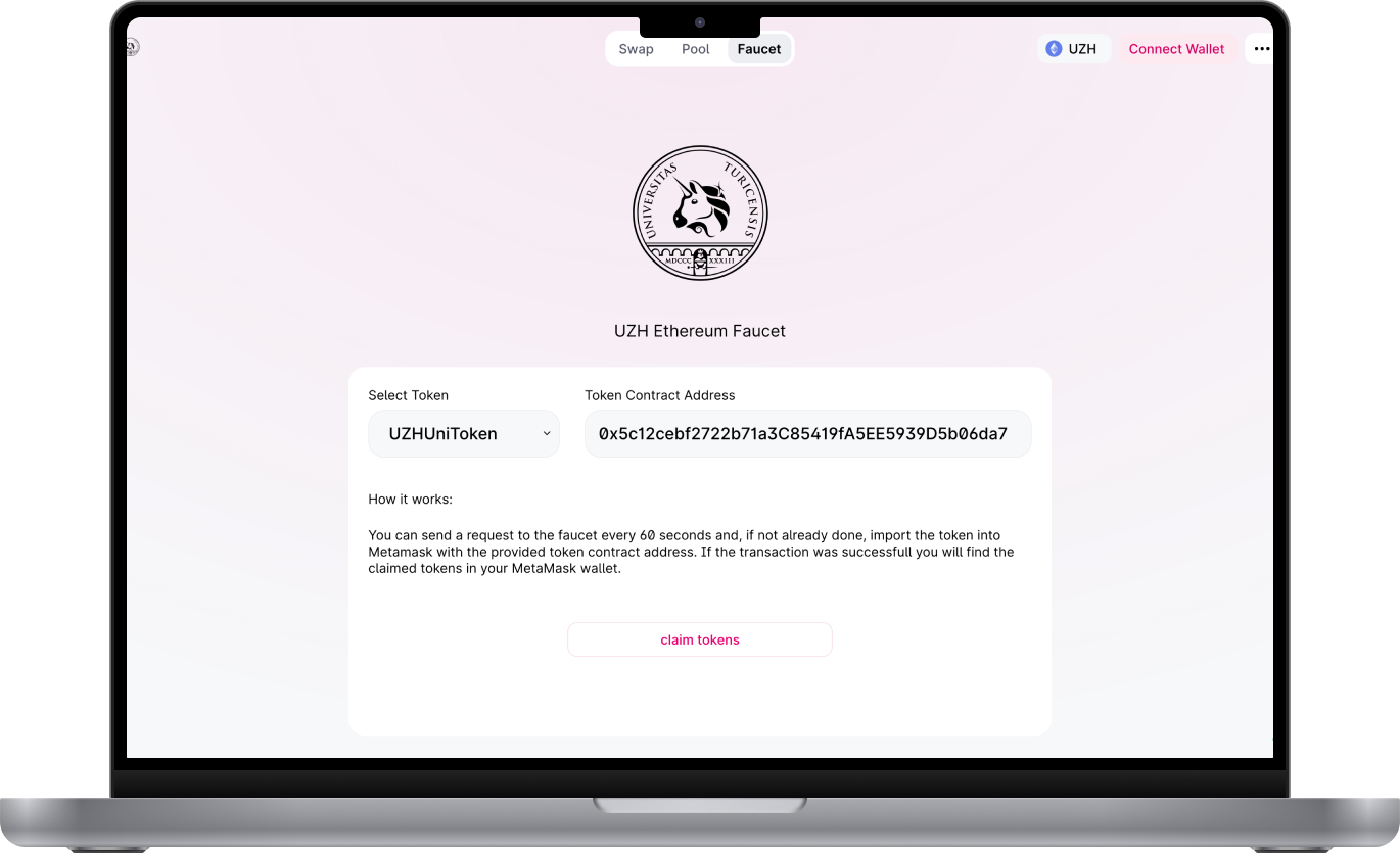 UZH Swap screenshot 2